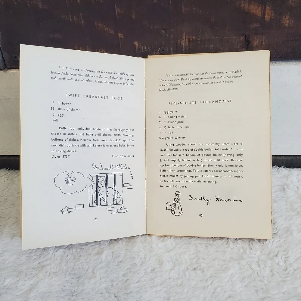 𝅺VINTAGE VTG Operation Vittles 1949 Hardcover Recipe Cookbook